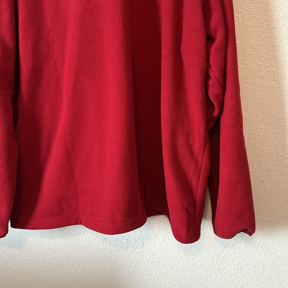 Columbia Fill Zip Fleece Jacket with Zippered Side and Chest Pockets Size XXL - Picture 10 of 12